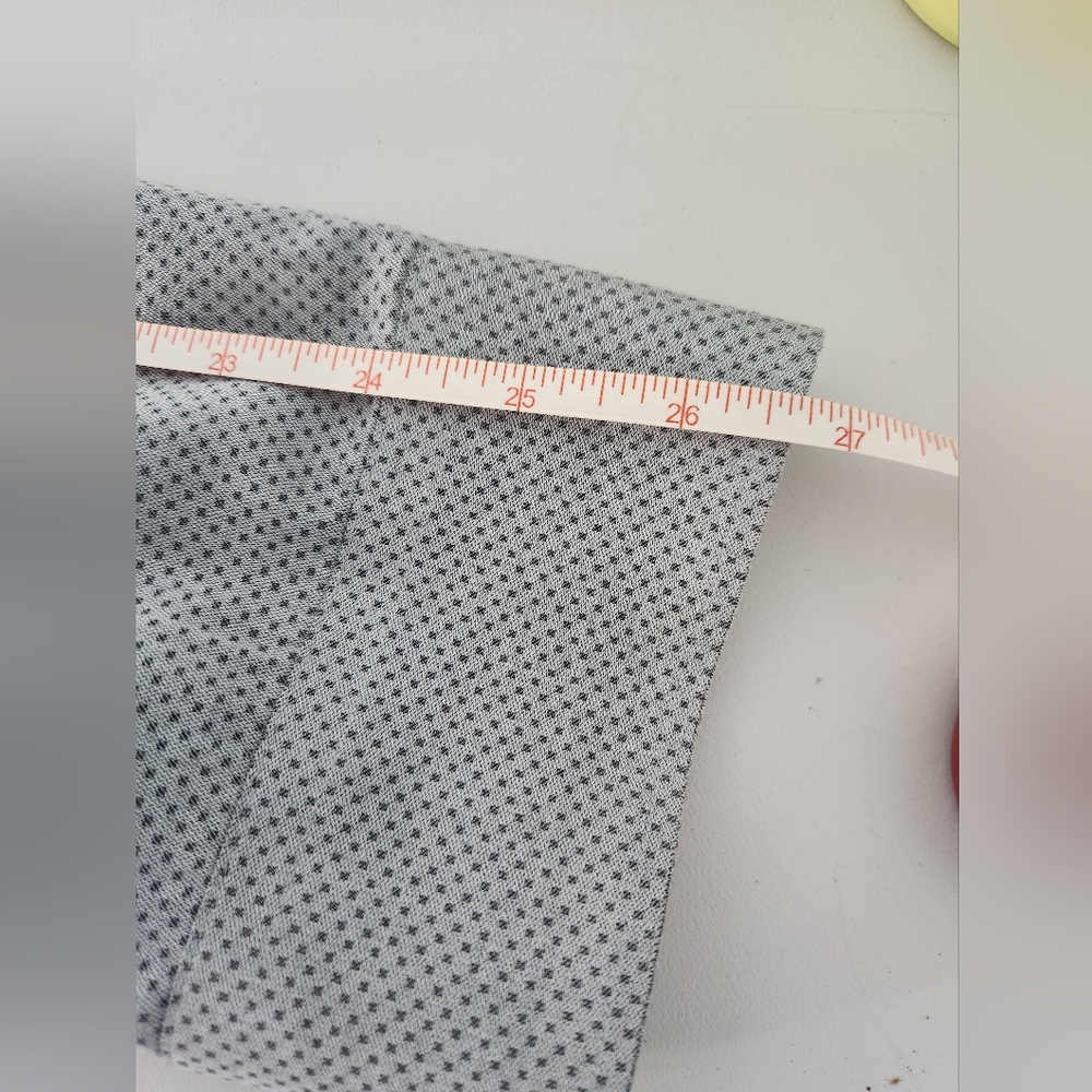 Murano Light Gray Patterned Button-Up Shirt, Size… - image 6